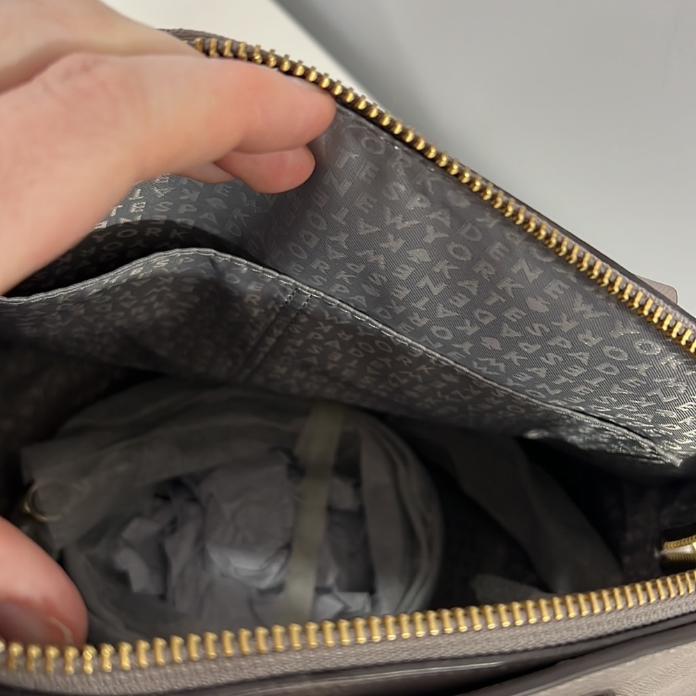 Grey purple hand bag with full length strap kate spade - Picture 3 of 3